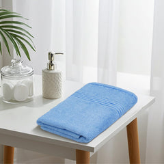 Liberty Towels Medium Size Bath Towel 450 Gsm | Soft, Quick Dry, Super Absorbent Turkish Towel For Bathroom, Gym & Travel (Blue)