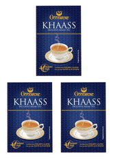 Goodricke Khaass Exclusive Assam Tea - Pack Of 3 X 250gm, 8.8 Ounce Each | Richer Taste & Flavored Chai - Blended With Golden Leaves | Sweet Lasting Aftertaste 100% Natural Assam Tea - Low Caffeine