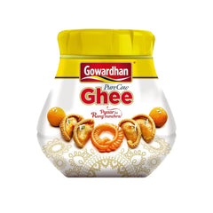 100% Pure Cow Ghee By Gowardhan | Rich In Nutrients Flavor Healthy Desi Ghee Perfect For Sweets | (1 Litr) 33.8 Ounce | Jar Pack