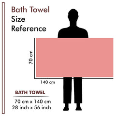 Urbanleaf Microfiber Large Bath Towel 300 Gsm | Quick Dry Super Absorbent Bath Towel For Men & Women (Pink)