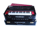 Musical Instrument Harmonium With Coupler - 9 Scale Changer (With Coupler), 37 Italian Keys, 3 3/4 Octave, 3 Set Of Premier Star Reeds (Male, Male & Female), Seven Folded Below