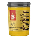 Premium Pure Bilona A2 Desi Cow Ghee By Nutty Yogi | Delicious & Nutritious Healthy Desi Cow Ghee Good For Weight Loss | (250ml) 8.4 Ounce | Jar Pack