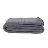 Hanker Velvet Touch Microfiber Bath Towel 600 Gsm | Ultra-Soft & Plush, Instant Dry Technology Large Size Bath Towel (Dark Gray)