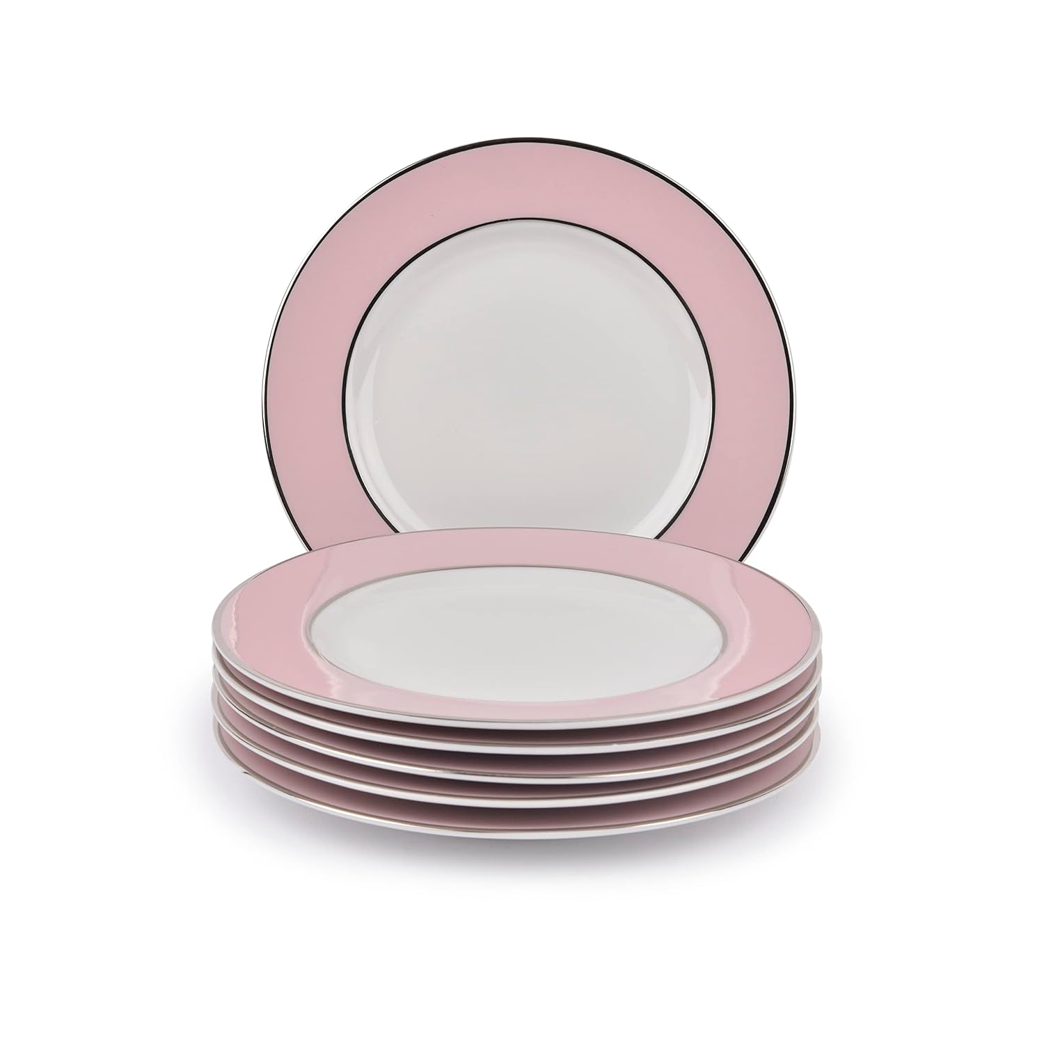 Pink Ceramic Bloom Quarter Plate Set Of 6 | Multipurpose Serving Plate - Premium Serve Ware, Dinnerware & Tableware Pink Ceramic Bloom Quarter Plate Set Of 6 | Multipurpose Serving Plate - Premium Serve Ware, Dinnerware & Tableware