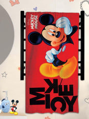 Athom Living Mickey Mouse Kids Cotton Bath Towel 300 Gsm | Superhero Themed Soft & Absorbent Towel