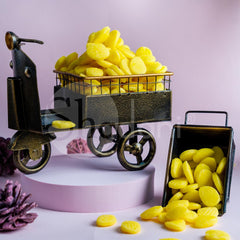 Shadani Coconut Kesri Candy (Pack Of 180gm), Nariyal Based Indian Meethai Coconut Kesar & Milk Flavour Candy