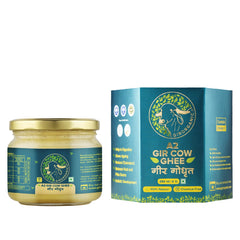 100% Pure A2 Gir Cow Ghee By Girorganic | Rich In Nutrients Healthy & Protein Fiber Pure Desi Ghee Perfect For Calcium | (250ml) 8.4 Ounce | Jar Pack