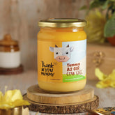 100% Pure Yummm A2 Cow Desi Ghee By Thank You Mummy | Good Source Of Protein Fiber Healthy Desi Ghee Perfect For Bakes Cookies | (500ml) 16.9 Ounce | Jar Pack
