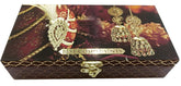 Designer Wodden Fancy Shagun Gift Boxes For Wedding, Shagun Cash Box Or Money Box With Mgi Printing For Wedding, Engagement, Holi, Diwali, Baby Showers, Colour - Brown