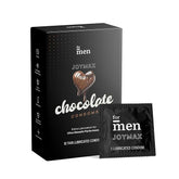 Joymax Chocolate Condoms For Men | Extra Smooth & Protection | Pack Of 10 With Disposal Pouches