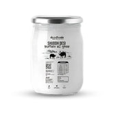 Natural Premium Shuddh Buffalo Desi Ghee By Doodhvale.Com | Natural & Healthy Traditional Bilona Method, Pure Danedar Ghee Good For Bakes Cookies | (330ml) 11.1 Ounce | Jar Pack