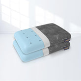 Advance Gel Blended Memory Foam Pillow, For Pain Relief, Grey, Standard Size - 20 X 13 X 4 Inch | For Neck & Shoulder Pain Relief | Orthopedic Pillow For Back & Stomach Sleepers - Pack Of 2