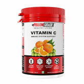 Pharmgrade Healthy Living Vitamin C , Natural Fruits Immunity Supplement For Men & Women , Antioxidants Skincare , Immunity Booster, Orange Peel, Vegan & Keto Friendly | 60 Tablets , 100gm 0.2lbs