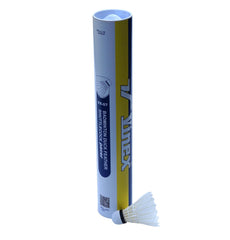 Vinex VX - 07 Badminton Duck Feather Shuttlecock | White , Pack Of 12 , Ideal For Intermediate Player