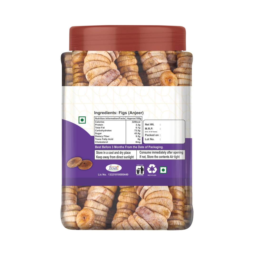 Natural Sweetness Dried Figs Anjeer By Zaya Dryfruits 1kg, | Rich In Fiber High In Dietary Immunity Dried Figs | 35.2 Ounce Natural Sweetness Dried Figs Anjeer By Zaya Dryfruits 1kg, | Rich In Fiber High In Dietary Immunity Dried Figs | 35.2 Ounce