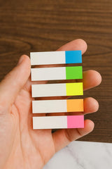 Transparent Sticky Notes, Self-Adhesive Waterproof Clear Sticky Note Pads, Multicolor - 100 Pcs