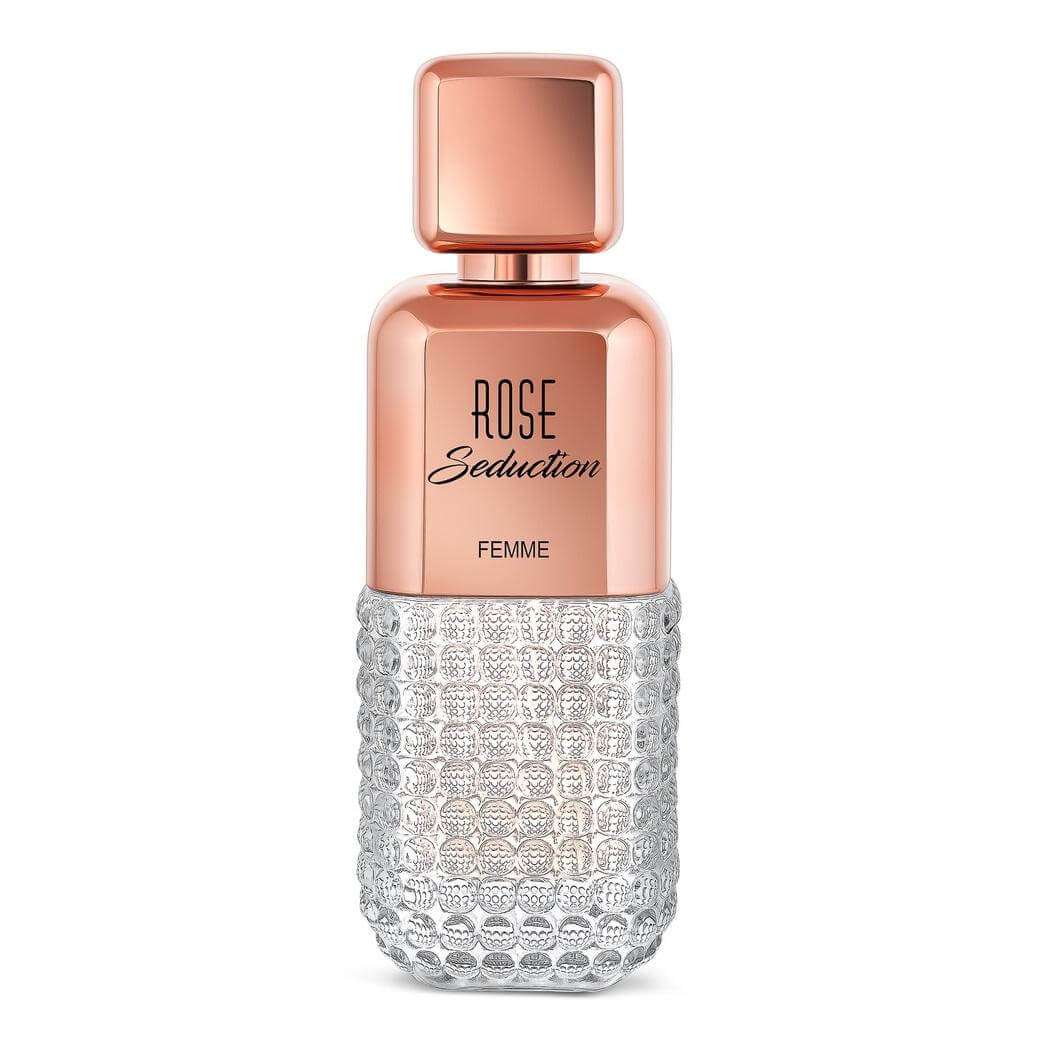 ROSE SEDUCTION VIP POUR FEMME BY MAISON ALHAMBRA EAU DE PARFUM 100ML 3.4 FL.OZ. FOR WOMEN ROSE SEDUCTION VIP POUR FEMME BY MAISON ALHAMBRA EAU DE PARFUM 100ML 3.4 FL.OZ. FOR WOMEN