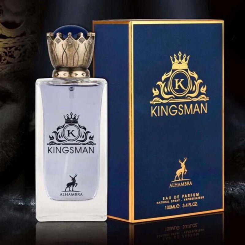 KINGSMAN BY MAISON ALHAMBRA EAU DE PARFUM 100ML 3.4 FL.OZ. FOR MEN KINGSMAN BY MAISON ALHAMBRA EAU DE PARFUM 100ML 3.4 FL.OZ. FOR MEN