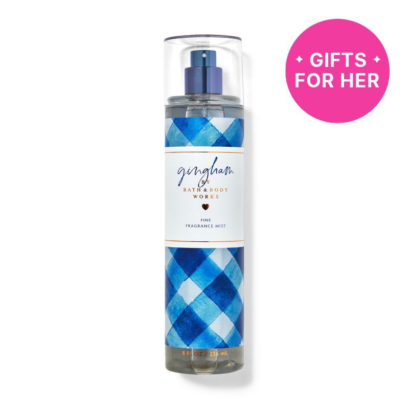 BATH & BODY WORKS GINGHAM FINE FRAGRANCE MIST 236ML 8 FL.OZ. BATH & BODY WORKS GINGHAM FINE FRAGRANCE MIST 236ML 8 FL.OZ.