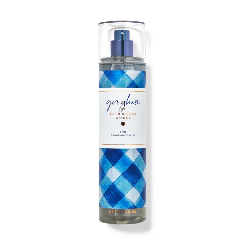 BATH & BODY WORKS GINGHAM FINE FRAGRANCE MIST 236ML 8 FL.OZ. BATH & BODY WORKS GINGHAM FINE FRAGRANCE MIST 236ML 8 FL.OZ.