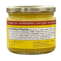 Natural A2 Bilona Gir Cow Ghee By ShreeRadhey | Good Source Of Protein Fiber Healthy Desi Ghee Perfect For Protact Eyesight | (300ml) 10.1 Ounce | Jar Pack