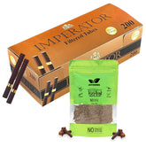 Natural & Ayurvedic Herbal Smoking Blend 1 Pack 1 Oz/ 30g With Seduce Brown Tube 200 Tubes Per Box - Tobacco-Free & Nicotine-Free Smoking Mixture