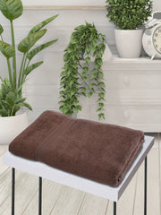 Bianca Ultra Soft Zero Twist 100% Cotton Bath Towel 500 Gsm | Super Absorbent, Fluffy Aerocore Organic Technology (Chocolate)