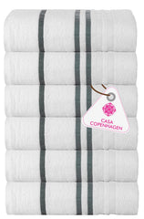 Casa Copenhagen Egyptian Cotton Ecstatic Hand Towel 740 Gsm (Bright White)- 6 Pcs