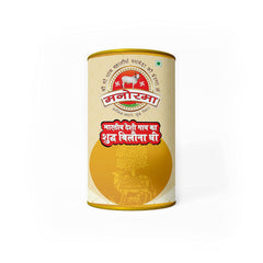 Premium A2 Indian Cow'S Desi Ghee By Manorma | Vedic Bilona Healthy Desi Ghee Perfect For Cooking | (1 Litr) 33.8 Ounce | Tin Pack