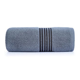 Micro Cotton Remy Basel Luxury Terry Cotton Bath Towel 550 Gsm | Super Comfortable 100% Long Staple Cotton Bath Towel (Gotham Grey)