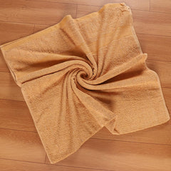 Fezora 100% Cotton Bath Towel 450 Gsm | Ultra Soft, Quick Dry, High Absorbency, Skin-Friendly Large Size Bath Towel (Light Brown)