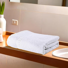 Kuber Industries Soft Cotton Hand/Face Towel 450 Gsm | For Men & Women Lightweight Quick Dry & Absorbent Gym Towel (White)
