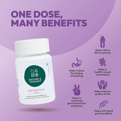 Nature & Thought Boswellia Serrata Capsules Gut Health Supplement, Ibs Support, Anti - Inflammatory With Bsrx | 30 Capsules 50gm Each Pack Of 2