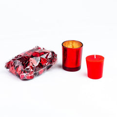ROSE POTPOURRI FOR HOME DECOR WAX PREMIUM VOTIVE CANDLE GIFT SET