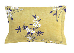 Glace Cotton Super Soft Bedsheets Single Bed Size (60 X 90 Inch) With 1 Pillow Cover | All Around Elastic Fitted Bedsheets, Yellow
