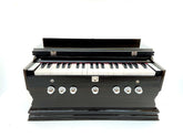 Harmonium With Cover 3 1/4 Octave, Double Bellow, 39 Keys, 7 Stopper, 2 Reeds (Bass- Male) | Black Color