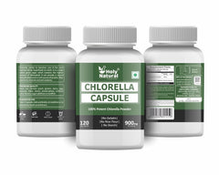 Holy Natural Chlorella Capsule 450mg Help Boost Immunity, Pure & Natural | 120 Capsules 200gm 0.4lbs