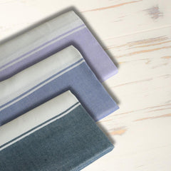 Aero Weav Ultra Lightweight Bamboo Bath Towel 600gsm | Compact, Portable & Less Than Skin-Friendly & Eco-Friendly Travel Towel (Lavender Lily, British Lavender & Denim Blue)- Pack Of 3