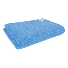 Softspun Microfiber Bath & Hair Care Towel 360 Gsm | Ultra Absorbent Super Soft & Comfortable Quick Drying For Men & Women Daily Use Extra Large Size Towel (Sky Blue)