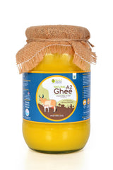 Organic A2 Kankrej Cow Ghee By Nutri Earth | Nutrient-Rich & Easily Digestible Natural Healthy Desi Cow Ghee | (500ml) 16.9 Ounce | Jar Pack
