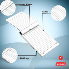 Slip Pad No.22, Ruled With 80 Sheet 160 Pages, Help Your Writing Straight & Organized, Pack Of 1