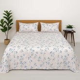 Double Bed Bedsheet Set Includes 2 Pillow Covers Soft & Breathable Microfiber Fabric - 90 X 100 Inch, Grey | Wrinkle-Free & Skin-Friendly Ideal For Daily Use & Gifting