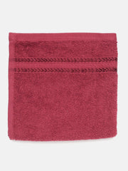 Ramraj Cotton Soft & Absorbent Terry Bath Towel 450 Gsm (Red)