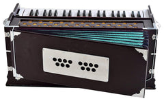 Harmonium 9 Stopper, Chudidaar Bellow, 42 Key, Two Reed (Bass-Male), 3 1/2 Octave, Durable Kepler Frame, 440 Hz Tuned Harmonium