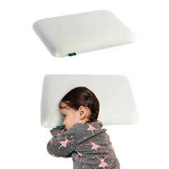 Soft Memory Foam Pillow For Sleeping, For Ages 2 To 8, Cream, Kids Pillow | Toddler Support With Cream Cover - Suitable For Boys & Girls | For Kids, Neck & Head Support Pillow