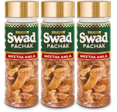 Panjon Swad Meetha Amla Mukhwas 345gm, (115gm *3) | Jar Pack