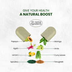 Himalayan Organics Plant - Based Vitamin B1 , Rich In Antioxidants , Supports Memory And Energy | 120 Capsules , 200gm 0.4lbs