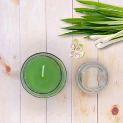 LEMON GRASS FRAGRANCE LID JAR CANDLE | SMOKELESS SPA AROMA CANDLE BEST FOR GIFT