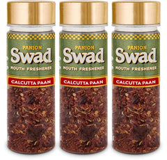 Panjon Swad Calcutta Paan 300gm, (100gm *3 Bottles) | Meetha Paan Mukhwas