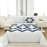Bedsheet For King Size Bed With 2 Pillow Cover - 108 X 108 Inches, Multicolor | Ideal For All Seasons - Perfect For Gifting, Weddings, Anniversary